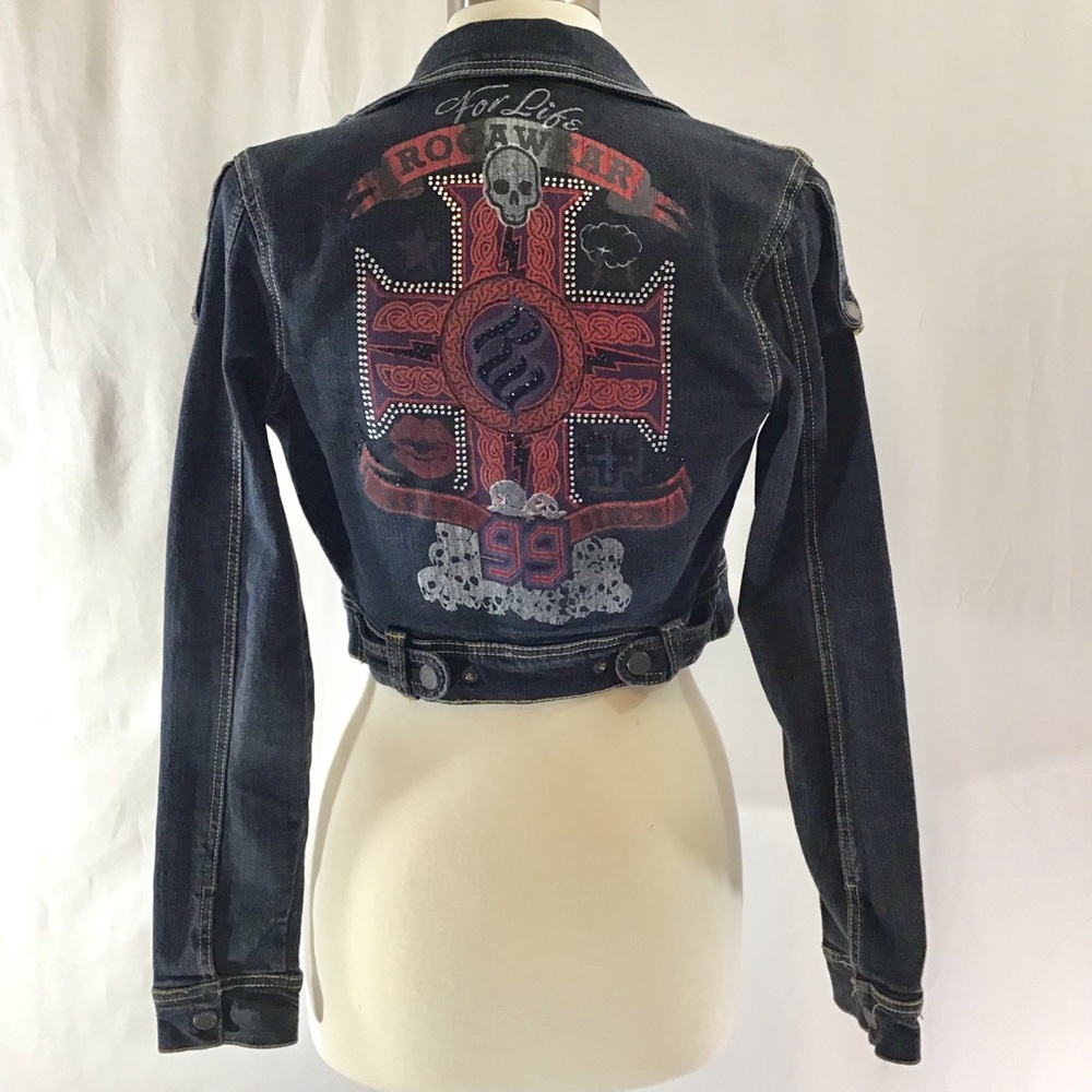 Rocawear jean jacket size S